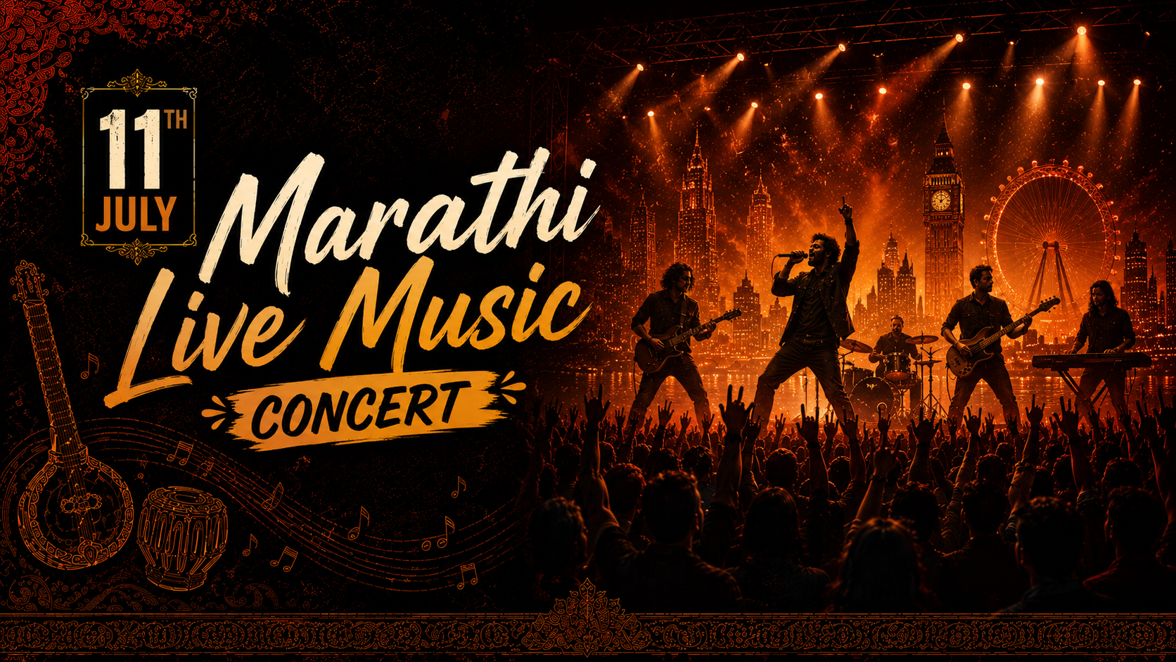 Marathi Live music concert - 11th July Glasgow